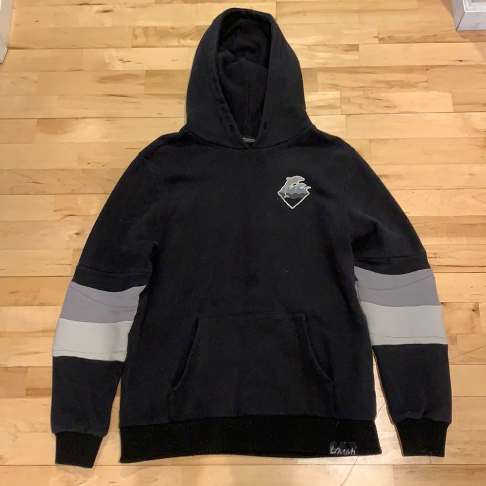 Men’s Pink Dolphin Black Hoodie